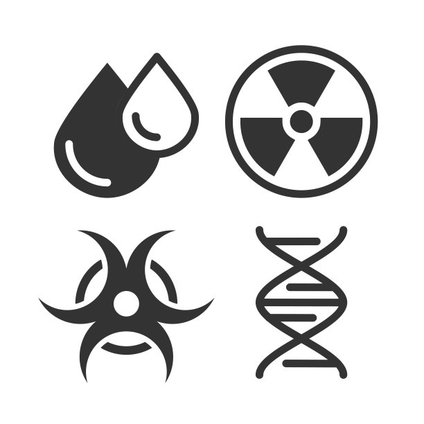 化学科学元素和细节矢量图标集图片下载