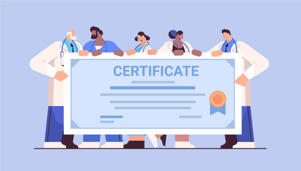 持有毕业证书的博士毕业生图片下载