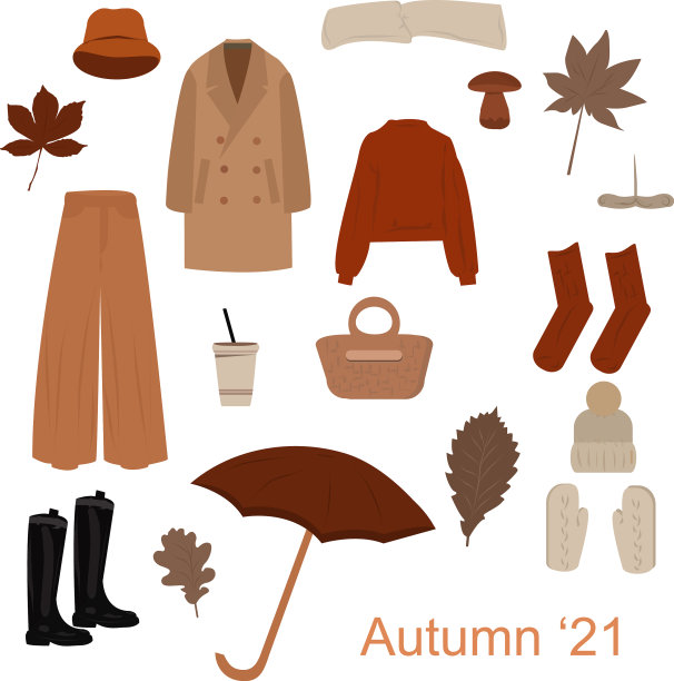 21 .立秋服装秋风秋色图片下载