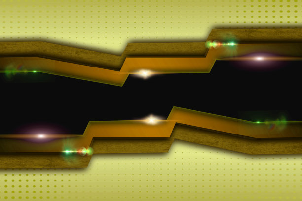 抽象的背景装饰线，圆圈和镜头光晕。图片下载