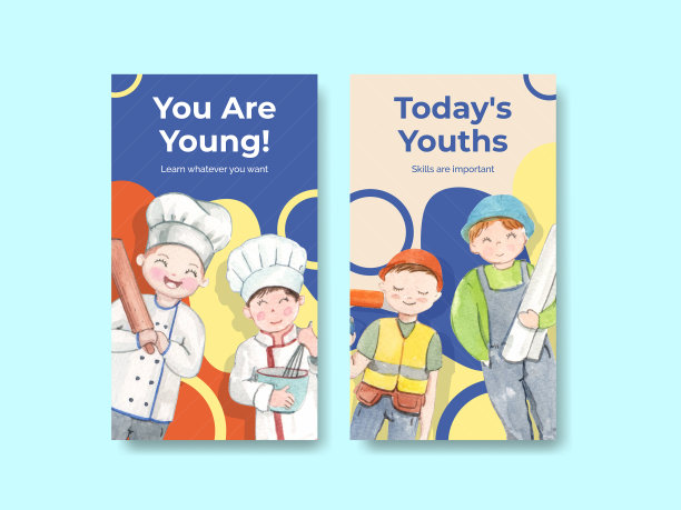 世界青年技能日的Instagram模板图片下载