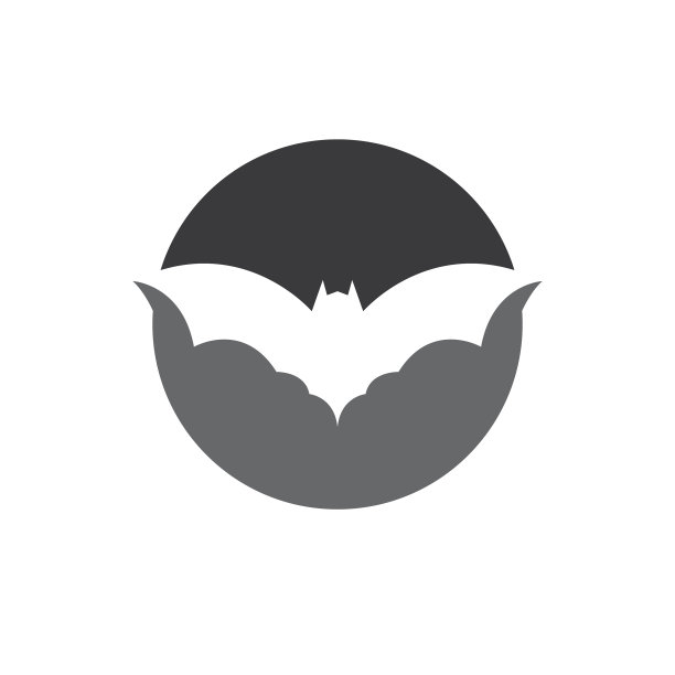 蝙蝠图标logo模板图片下载