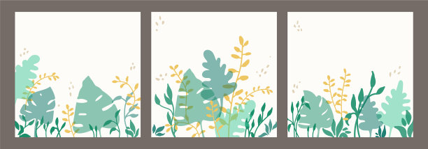 设置正方形背景花卉打印抽象图片下载