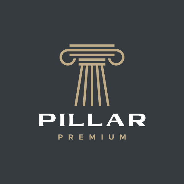 柱柱希腊爱奥尼亚标志图标图片下载