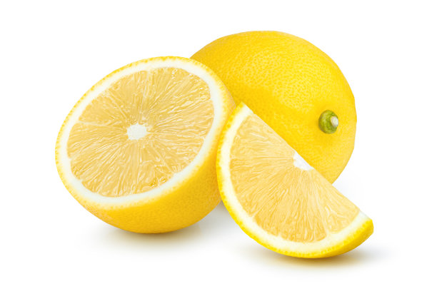 柠檬水果孤立在白色的背景。图片下载