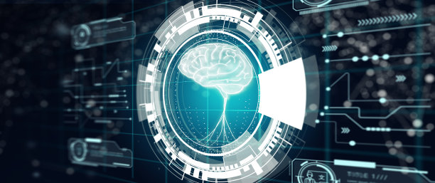 自然语言处理认知计算技术概念。图片下载