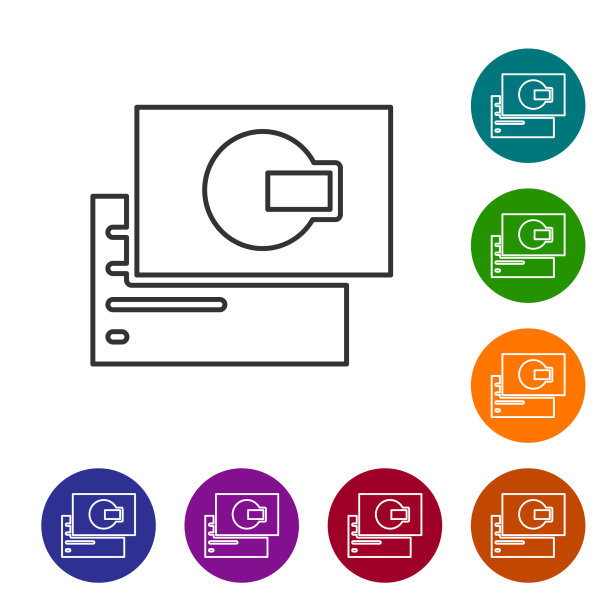 黑线名片名片图标图片下载