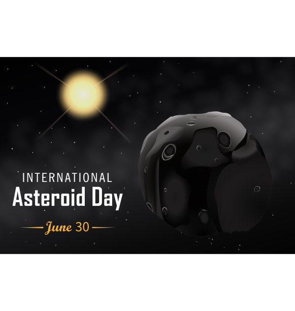 国际小行星日6月30日图示图片下载