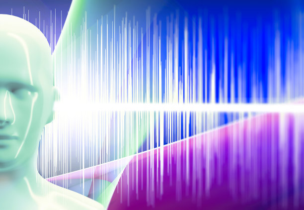 听力问题及解决方法。超声波。耳聋。衰老和听力损失。人耳的声波和均衡器图片下载