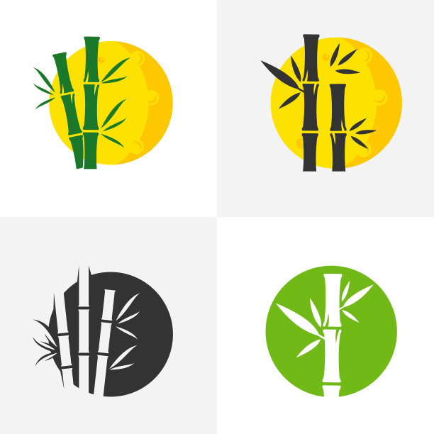 设置竹标志模板创意竹标志图片下载