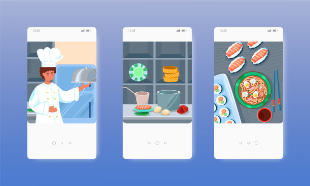 亚洲料理，日本拉面，生鱼片图片下载