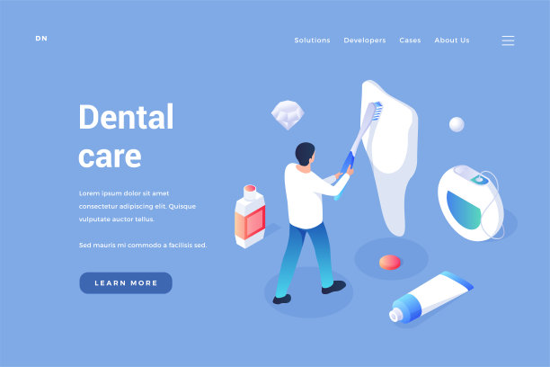 牙齿的护理和保养。口腔预防及结石清除图片下载