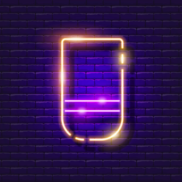 铅笔霓虹灯的橡皮擦。艺术家配件发光的图标。矢量插图设计。图的概念。图片下载