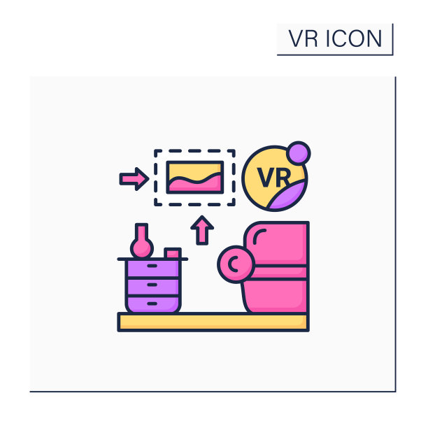 Vr室内设计颜色图标图片下载