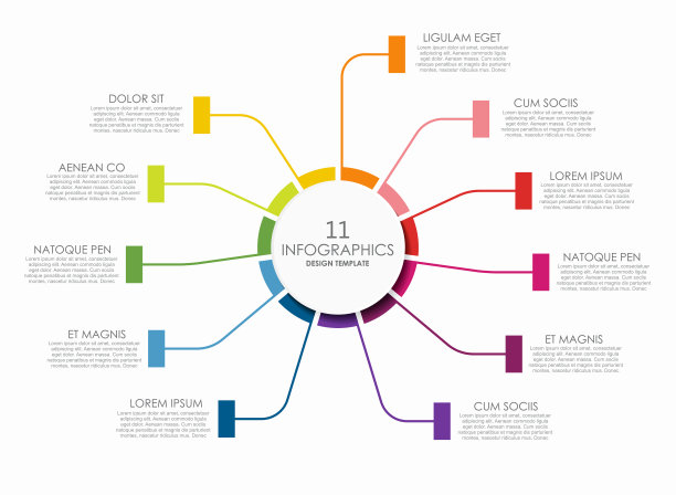 信息图形设计模板与地方为您的数据。矢量插图。图片下载