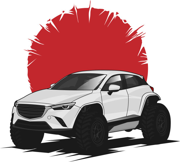 白色越野车图片下载