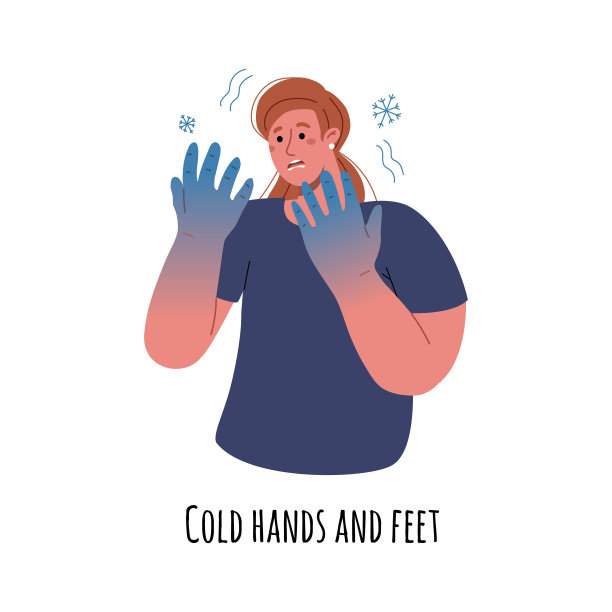 女人用手表和手指在脖子上测量脉搏。测量心率。矢量平面插图。图片下载