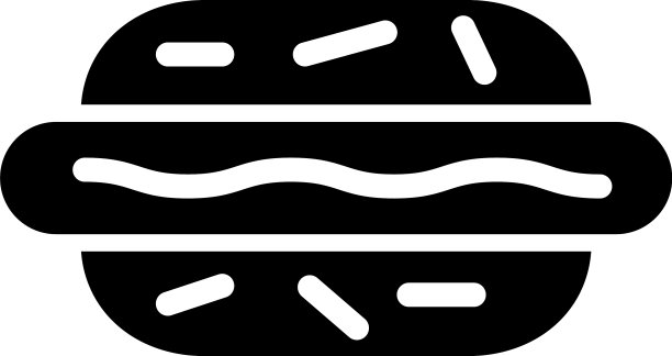 图形热狗图标图片下载