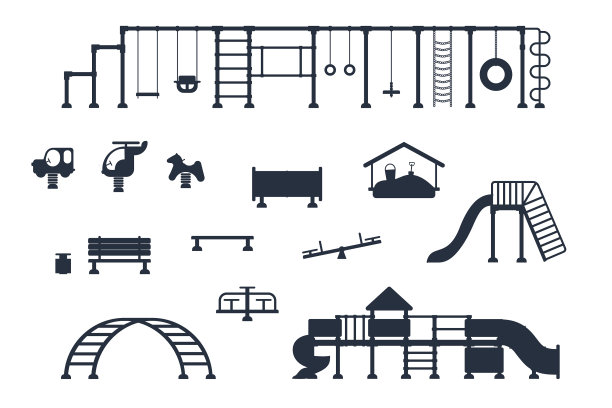 儿童游乐场设备图片下载