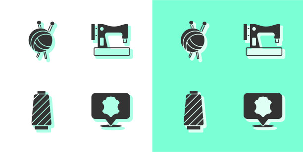 用针织针固定皮革纱线球图片下载