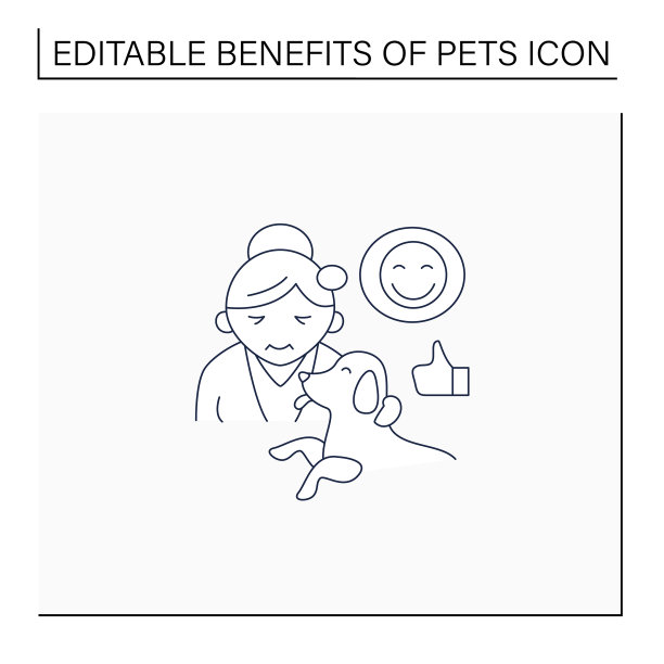 宠物福利线图标图片下载