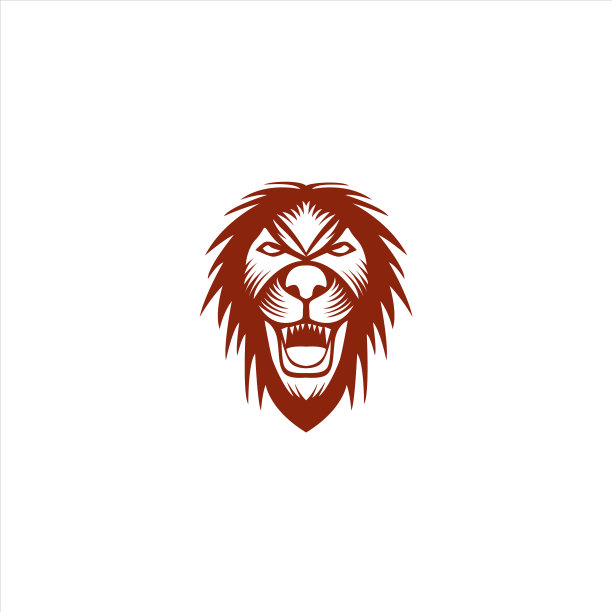 狮子咆哮的标志图片下载