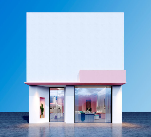 三维渲染美容按摩水疗室图片下载