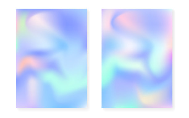 带有全息梯度的全息封面图片下载