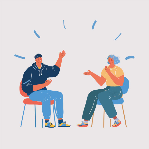 聊天的人说话图片下载