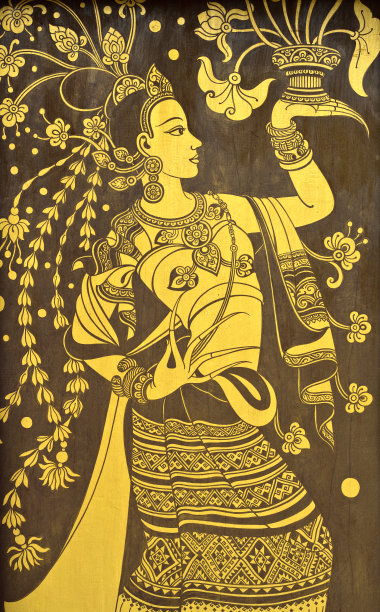 泰国风格的画图片下载