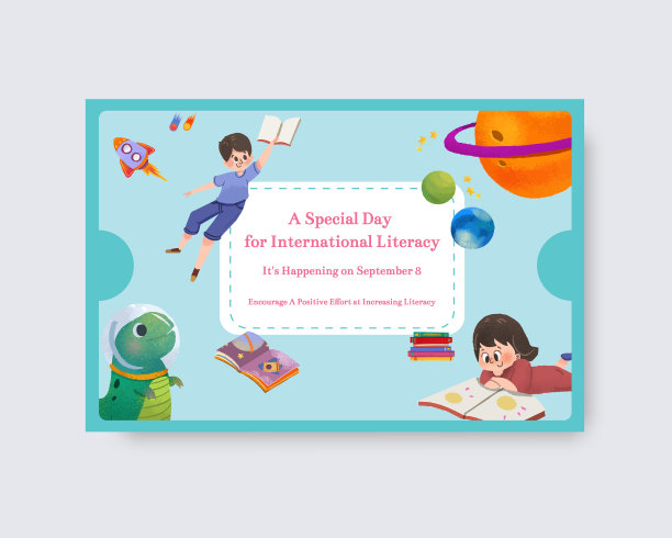 Facebook模板与国际扫盲日图片下载