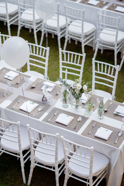 为宴会或婚宴准备的桌子图片下载