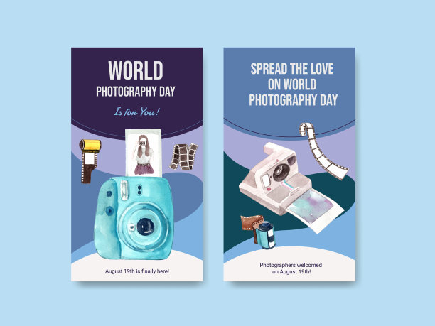 Instagram模板设计与世界摄影图片下载