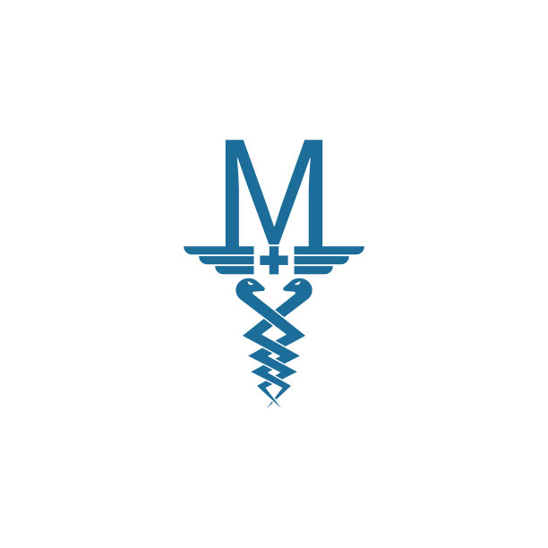 字母m与默丘利的图标标志设计图片下载