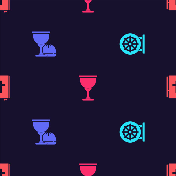 设置法轮、圣杯和圣经图片下载