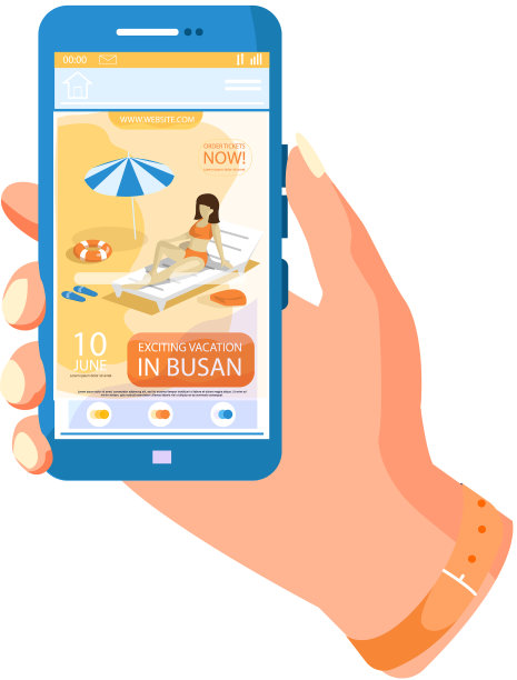 令人兴奋的假期在主要城市釜山旅游图片下载