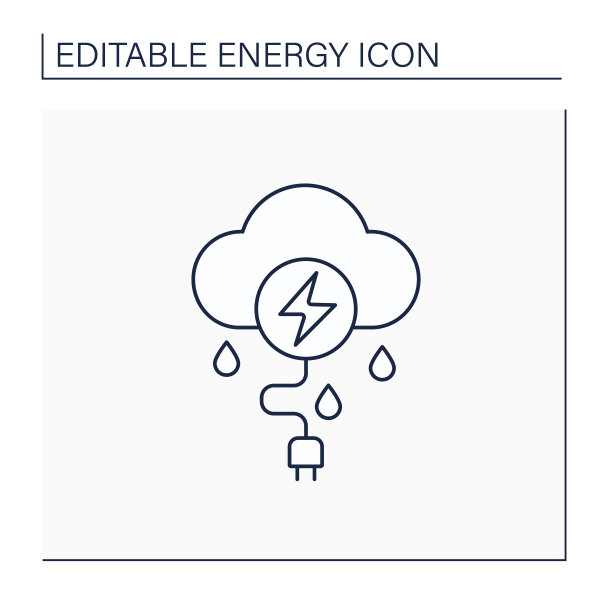 雷暴能量线图标图片下载