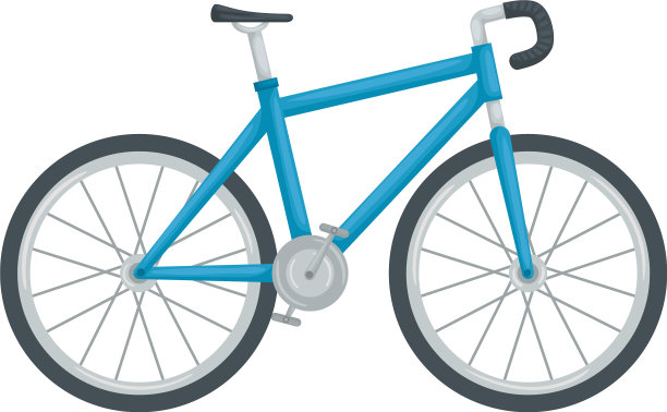 自行车孤立的图标图片下载