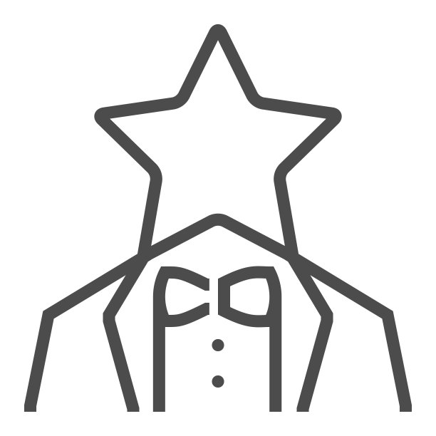 优质服务方形线条矢量图标图片下载