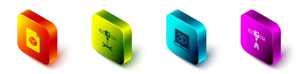 设置等距立体文件3d打印机图片下载