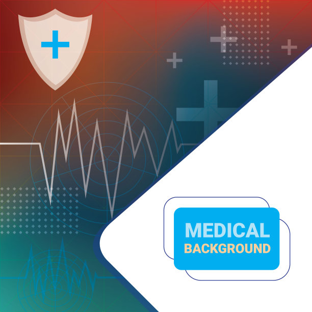 摘要几何医学十字形医学与科学的概念背景图片下载