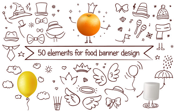 现实详细的3d和细线元素图片下载