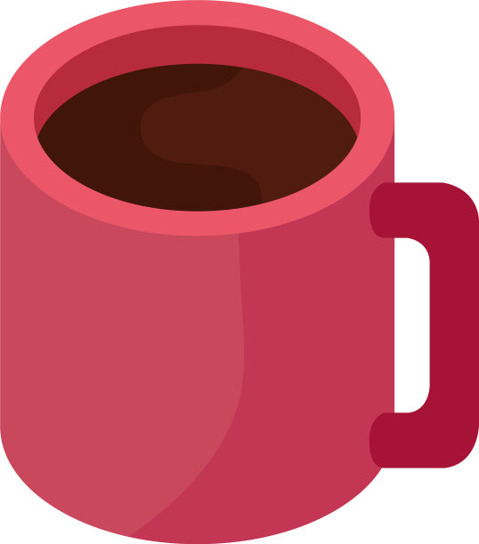 红色的咖啡杯图片下载