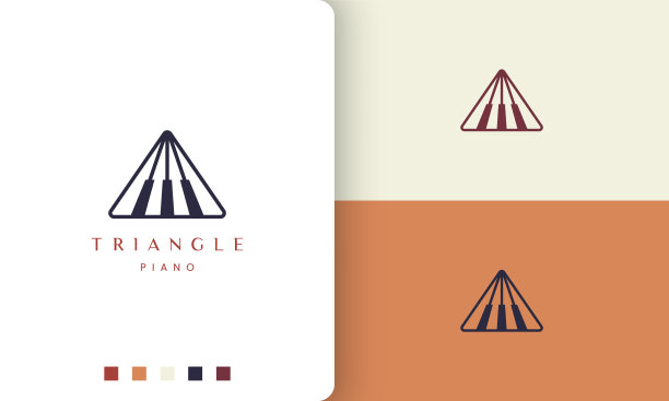 简单和现代钢琴标志或图标的音乐图片下载