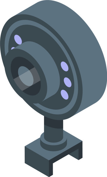 网络摄像头图标等距电脑视频图片下载