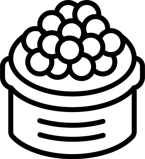 韩国化妆粉图标轮廓风格图片下载