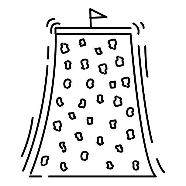 操场小孩爬墙图片下载