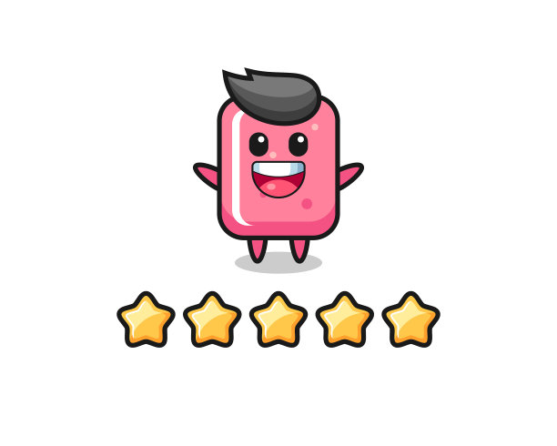 顾客最佳评价泡泡糖可爱图片下载