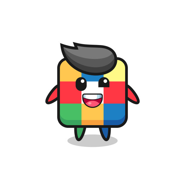 一个笨拙的魔方角色图片下载