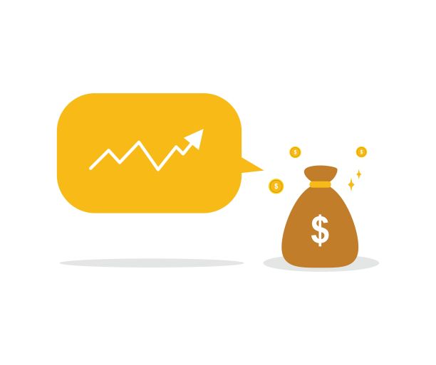 投资增长进度说明设计图片下载